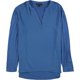 thumbnail image 1 of INC Blusa con cuello dividido para mujer, azul, extragrande, 1 of 1