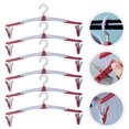 thumbnail image 4 of GOOHOCHY 6 perchas plegables con clip de metal para ropa, 4 of 8