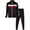 Black Red, variant on Boys Tracksuit Set - 2 Piece Zip Up Tricot Track Jacket Sweatshirt and Jogger Pants for Boys