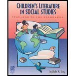 

Childrens Literature in Social Studies: Teaching to the Standards BULLETIN NATIONAL COUNCIL FOR THE SOCIAL STUDIES Pre-Owned Paperback 0879860766 9780879860769 Dean M. Krey