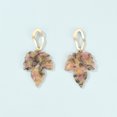 thumbnail image 4 of Pendientes para mujer, regalos para mujer, pendientes de moda para mujer, pendientes con forma de hoja, joyas para mujer, regalos, pendientes de moda., 4 of 5