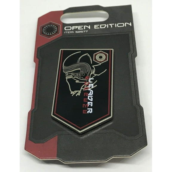 Disney Parks Star Wars Galaxy Edge Kylo Ren Supreme Leader Pin New with Card