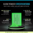 thumbnail image 2 of Glow in The Dark Pigment Powder - Neutral and Fluorescent Color for Art Painting, Fine Art, Nail Art Paint, and DIY Crafts - Non-Toxic, Long Lasting 10+ Color Options - Neutral Green - (1 Kilogram), 2 of 7