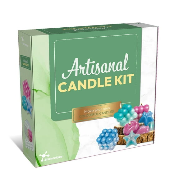 Science4you Artisanal Candle Making Kit for Adults - Make Your Own Candles with Craft Kit, Make 3 Different Scented Candles, Craft Kits for Adults, Craft Gifts for Women & Mans