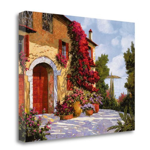 Beautiful Gothic Rose Arch Giclee Canvas Picture Art Decoration 