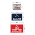 thumbnail image 6 of Signs ByLITA Classic Framed Attention: Biohazard Zone Door or Wall Sign Easy Installation | Health And Safety | Building And Warning Sign (Ivory/Dark Brown) - Small, 6 of 8