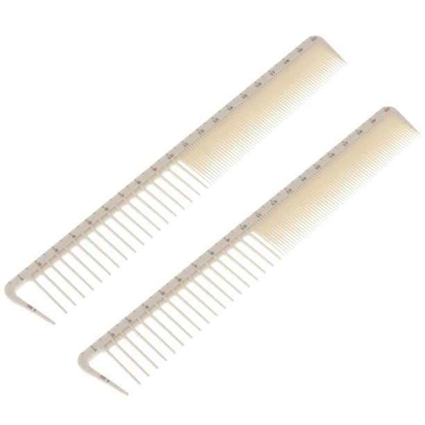 2 piezas de peines profesionales para corte de cabello, peines para peluquería de salón, peines de peluquería antiestáticos, color
