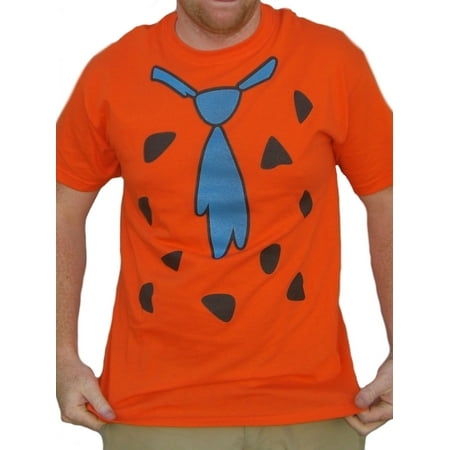 Fred Flintstone Adult T-Shirt Costume The Flintstones Cartoon TV Cosplay