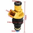 thumbnail image 3 of SecosAutoparts Set (8) Flow Matched Fuel Injectors Compatible With Ford 4.6 5.0 5.4 5.8 Replaces 0280150943, 3 of 5