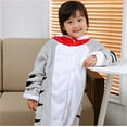 thumbnail image 4 of Unisex Children Pajamas Halloween Christmas Kids Onesie Cosplay Cartoon Pjs Teens Party Jumpsuits, 4 of 7