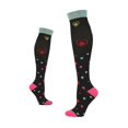 thumbnail image 1 of Bmisegm Chaussettes de Compression Extensibles pour Femmes Sport Extérieur Haute Pression Course Y2K Gris Foncé S, 1 of 1