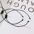 thumbnail image 4 of LoonWear Distance Bracelets 2 Pieces Friendship Adjustable Heart Wax Rope Bracelets Relationship Gift for Best Friends Couple Family Heart, 4 of 5