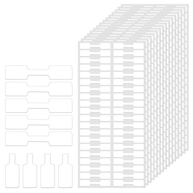 1000 pegatinas para joyería, rollo, etiquetas de precio en blanco