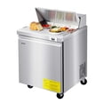 thumbnail image 1 of VEVOR Commercial Refrigerated Sandwich Prep Worktable Stainless Steel Single Door, 1 of 9