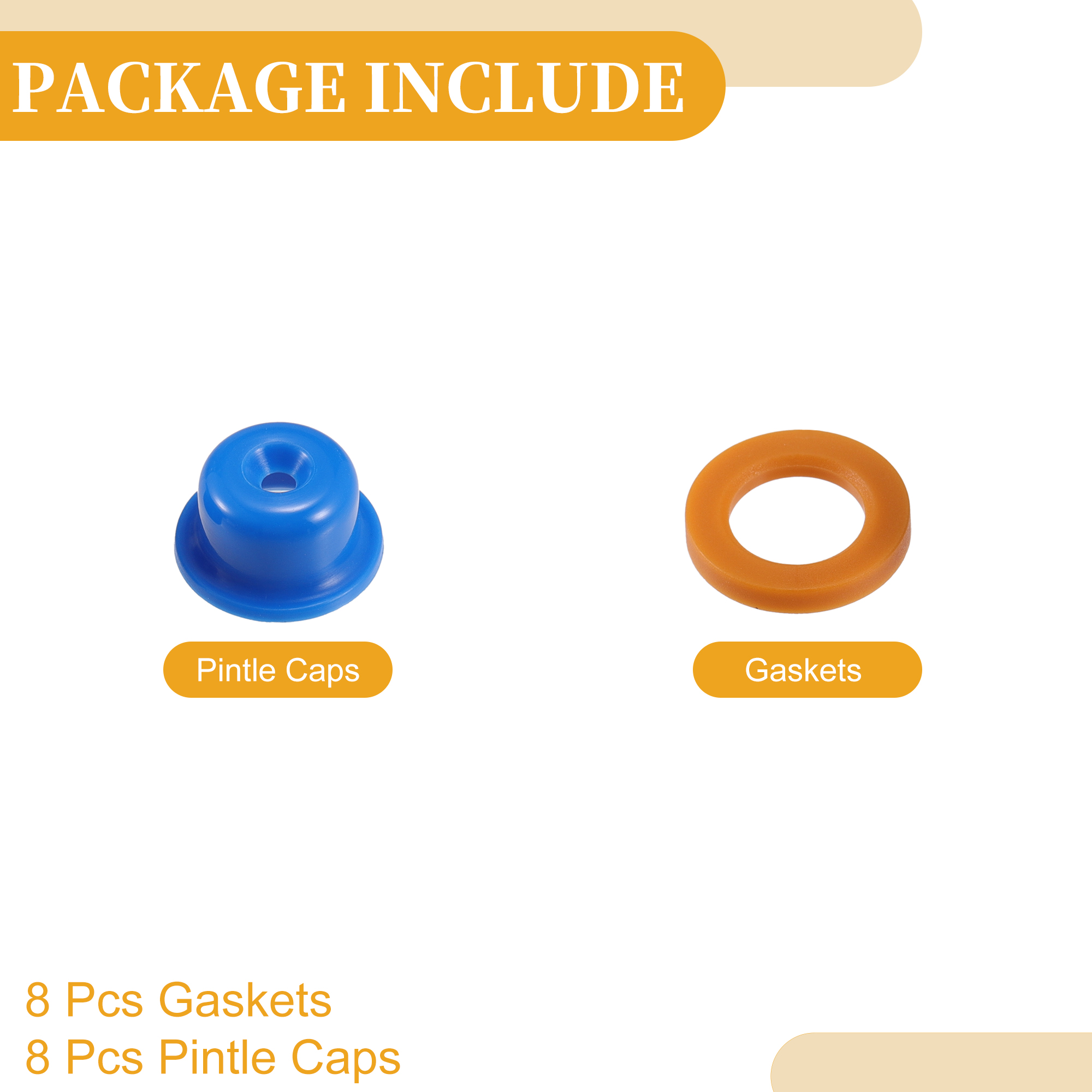 Fuel Injector Service Kit #8 – Seals And O-Rings Set (HPFJ414, Made In USA)