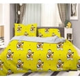 thumbnail image 1 of 3D Oso Amarillo Funda de edredón Juego de ropa de cama Fundas de almohada 164, 1 of 2