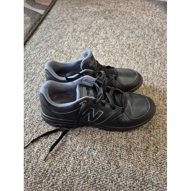 New Balance 813 Rollbar Black Leather Walking Shoes Size 13