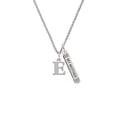 thumbnail image 2 of Delight Jewelry Silvertone Large Initial - E - Silvertone Always My Mother Bar Charm Necklace, 23", 2 of 4