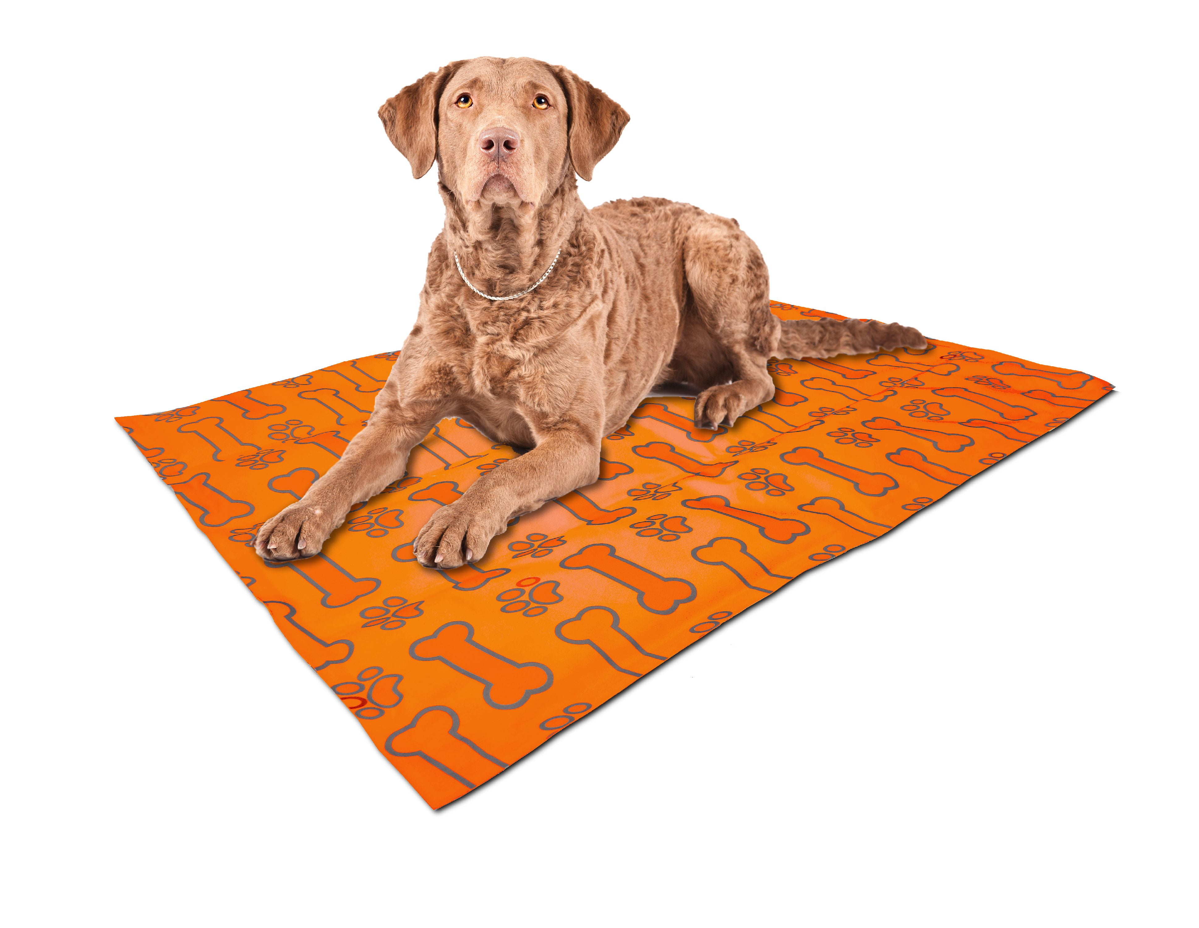 ASPCA Reversible Pet Cooling Mat, Large, Orange