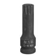 thumbnail image 3 of Uxcell Enchufe de broca cuadrada triple de impacto de 1/2" de conducción x M20 (20 mm), longitud métrica de 3", acero CR-MO, 3 of 7