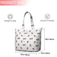 thumbnail image 4 of White Cow Colorful Moo Pattern Travel Tote Bags for Women Carry On,Large Weekender Bags for Women Travel,Multi Functional Duffle Bag for Work,Shopping,Sports, 4 of 5