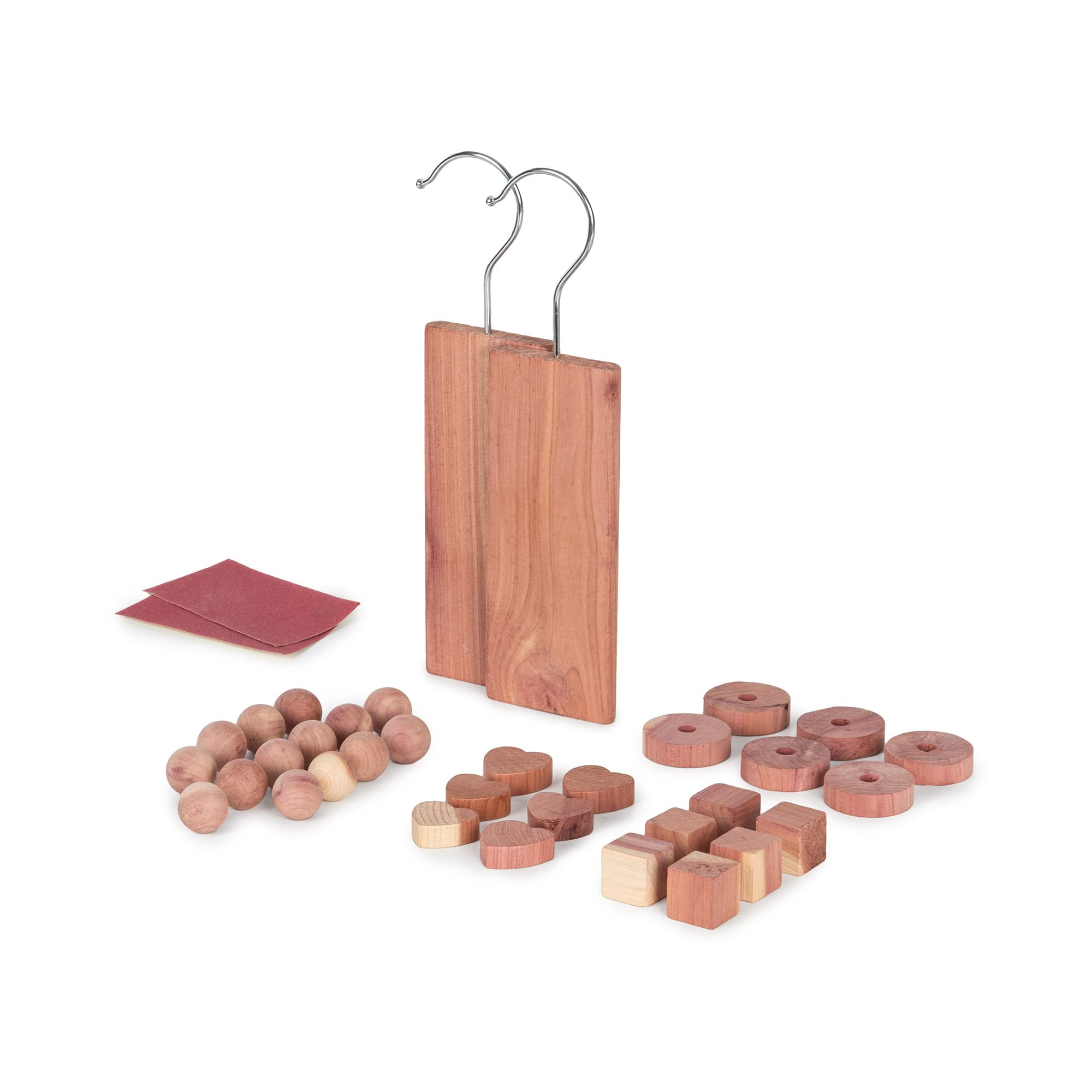 Set of 34 Red Cedar Wooden Repellent Units, Keeps Clothes Clean and