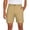 Solid Dark Khaki, variant on PULI Men's Golf Dress Shorts Flat Front Hybrid 7 Inch Lightweight Quick Dry Chino Casual with Pockets