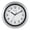 Silver, variant on La Crosse Technology 12 Inch Classic Black Atomic Analog Wall Clock, WT-3129B