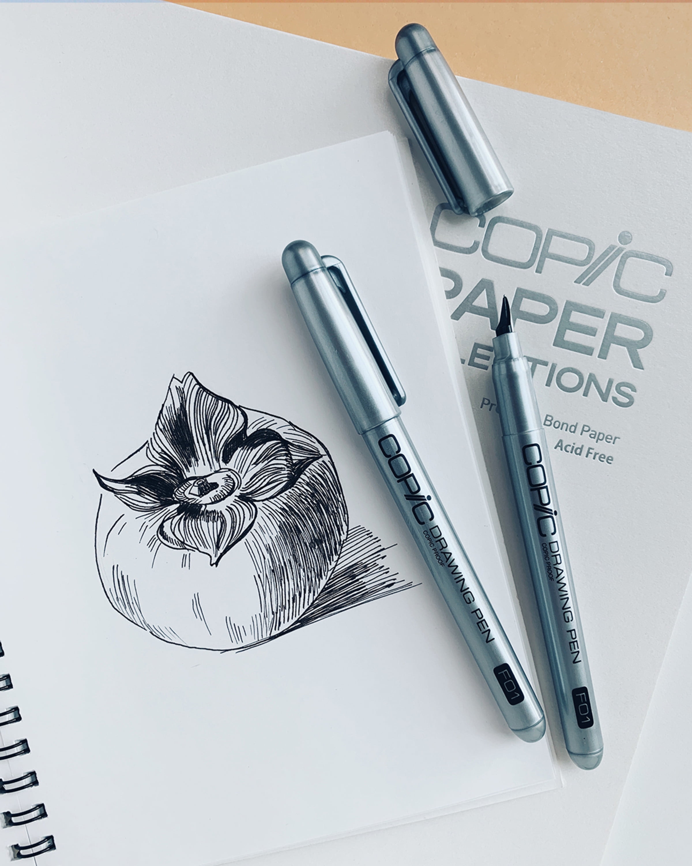 Copic Drawing Pen, F02, Black 