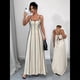 thumbnail image 4 of Vestido de Verano Sin Mangas con Cuello Halter y Contraste de Colores para Mujer Caqui XL, 4 of 7