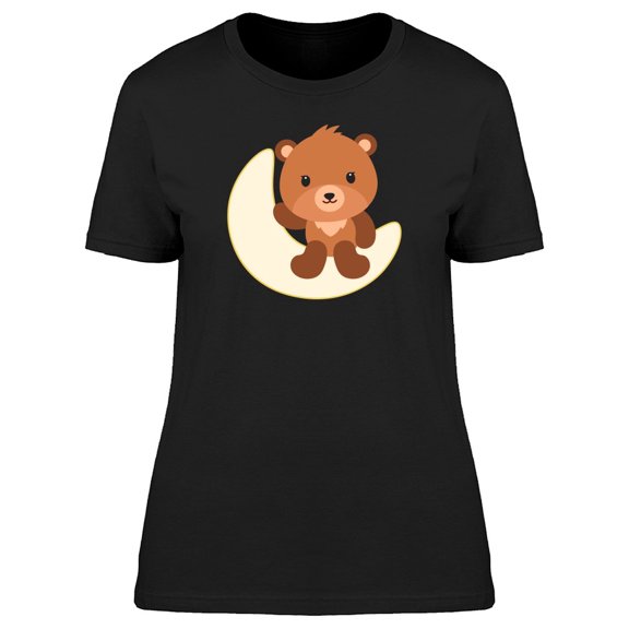 Cute Teddy Bear Cartoon Tee Women's -Image by Shutterstock