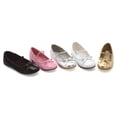 thumbnail image 2 of ELLIE 013-BALLET 0" Heel Ballet Slipper Childrens, Gold PU, M Size, 2 of 2