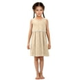 thumbnail image 6 of Girls Dress Line Cookie Man Sleeveless Dress for Girls Hem A-Line Casual Sundress, 6 of 7