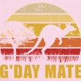 thumbnail image 2 of CafePress - G'day Mate Kangaroo Vintage Body Suit - Baby Light Bodysuit, Size Newborn - 24 Months, 2 of 4