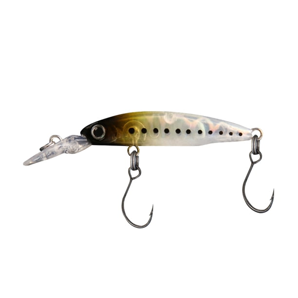 TRUCHA LOS WOBBLERS Cibra Duro Artificial Crankbait Les Pesca Hundimiento 40 Mm 1.8g Plato Lengua Larga para Accesorios Carpa Lubina