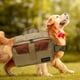 thumbnail image 4 of Mochila para alforjas para perros, arnés para perros, paquete de senderismo para perros, arnés de chaleco para acampar y viajar, ligero, paquete para L Sunnimix Paquete de silla de montar, 4 of 8