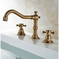 thumbnail image 1 of Chester Traditional Dual Handle Bathroom 3 Hole Basin Tap Victorian Spout, 1 of 5