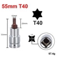 thumbnail image 4 of Punta de destornillador Torx de 1 pieza para T20 T70., 4 of 7