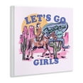 thumbnail image 4 of Stupell Industries Western Let's Go Girls Entertainment Painting Unframed Art Print Wall Art, 12 x 12, 4 of 8