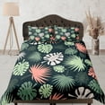 thumbnail image 1 of Juego de Funda Nórdica Verde Tropical, Colcha de Dormitorio, Dormitorio de Verano, 1 of 4