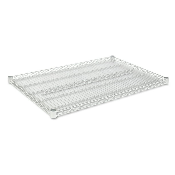 Alera Industrial Wire Shelving Extra Wire Shelves, 36w x 24d, Silver, 2 ...
