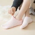 thumbnail image 6 of Womens Fuzzy Socks Cozy Fluffy Winter Warm Slipper Socks Microfiber Soft Home Sleeping Socks with Non Slip Grips, 6 of 10