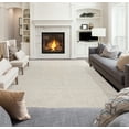 thumbnail image 2 of Ottomanson Solid Contemporary Area Rug, 7'10" x 9'10", Off-White, 2 of 11