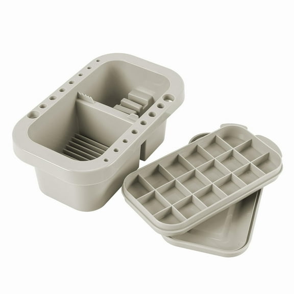 LYINGF Paint Brush Cleaner & Holder Organizer - Efficient Brush Cleaning Tool with Drying Rack for Acrylic, Watercolor and Water-Based Paints, Artist Maintenance Station