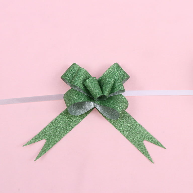 GUIFIER 10 Pack 6 Pull Bows Gift Wrapping Bows, Large Pull Bow with  Ribbon, Gift Wrap Bow Knot Ribbons Present Bows, Pull Flower Ribbon Bows  for Gift