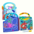 thumbnail image 2 of Toddler Water Coloring Book  Reusable  Portable Drawing Early Education Toy  for Kid Age 2-5  Ocean, 2 of 13