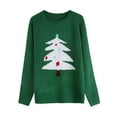 thumbnail image 5 of Ugly Christmas Sweater for Women Crew Neck Long Sleeve Cable Knit Pullover Sweater Cute Alsol Lamesa, 5 of 6