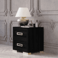 thumbnail image 5 of HMD Deena 2 Drawer Nightstand, Black, 5 of 5