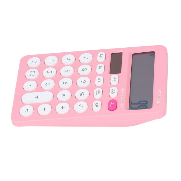 Solar Calculator, Dual Power Supply, Portable Size, Easy Use