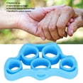 thumbnail image 4 of Hand Grips, Durable Finger Exercise Ring, Strong Resilience Office For Home Rest Room Green,Orange,Lake Blue, 4 of 8